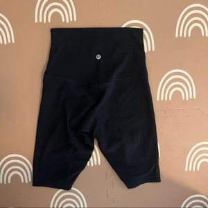 Lululemon Black Align Super High Rise Bike Short 10”